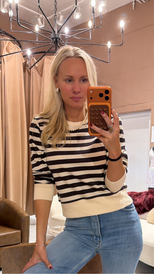 Stef stripe pullover