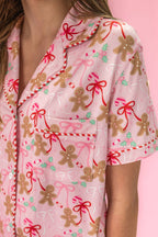 Teen PJ's - Gingerbread Bows