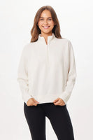 Ivory cloud fleece sweater