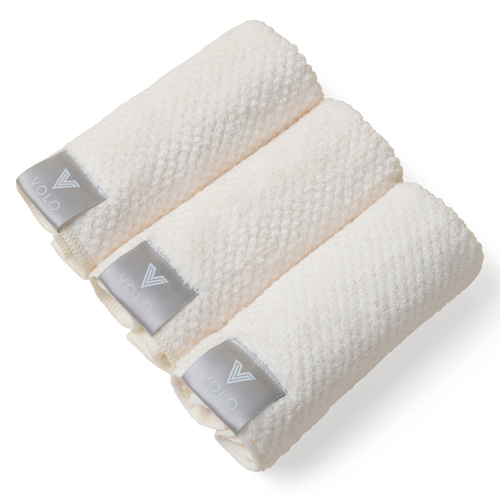 VOLO Face Towel- Salt White: Salt White