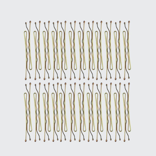 Essential Bobby Pins 45pc - Brown