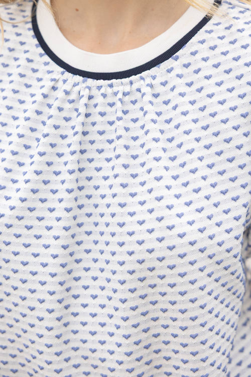 Lexi Heart Puff Sleeve Top