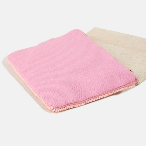 3 Lipsticks Seed Beaded Coin Purse