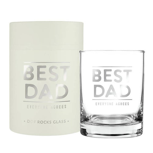 Best Dad rock glass