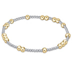 enewton hope unwritten 4mm mixed metal bracelet