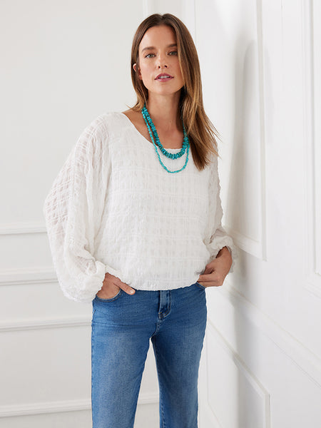 Lantern Sleeve Top