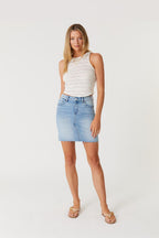 Miley denim skirt