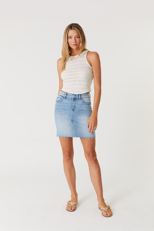 Miley denim skirt