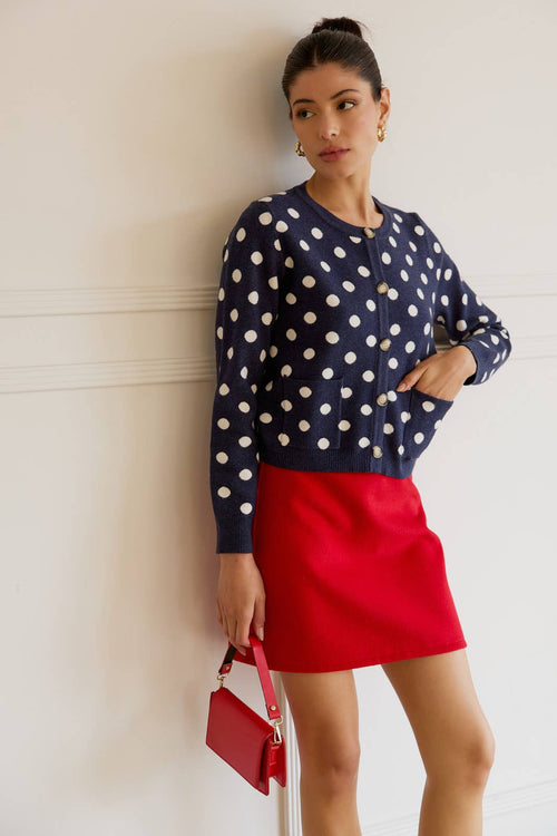 Amy polka dot cardigan