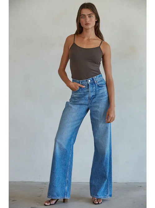 Basic Full Length Cami - Chocolate