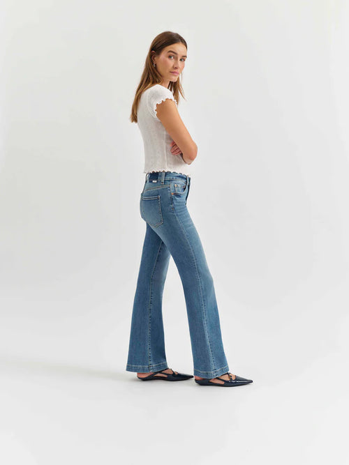 Heartbreaker mid rise flare jean