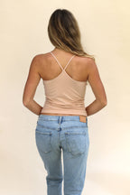 Racerback Cami: Light Nude