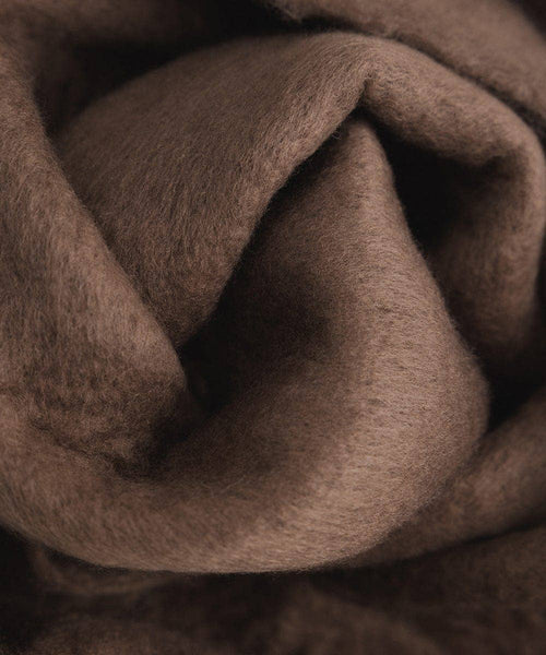 Mik Oversized Scarf: Brown