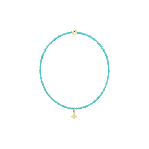 enewton Hope signature cross bracelet - Turquoise