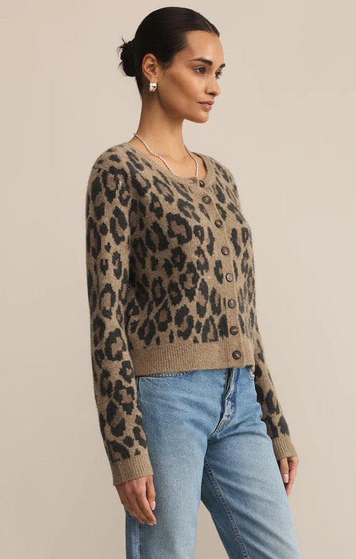Outlook leopard cardigan