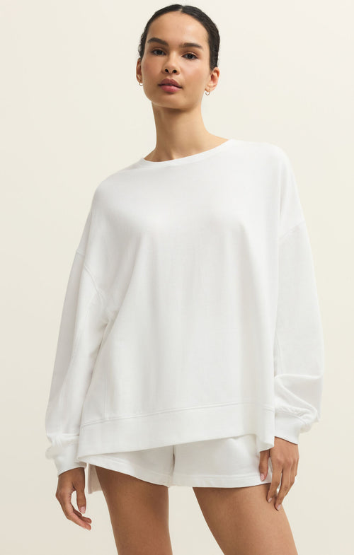 Weekender white sweatshirt
