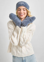 Mad Hatter Faux-Fur Mittens - multiple colors