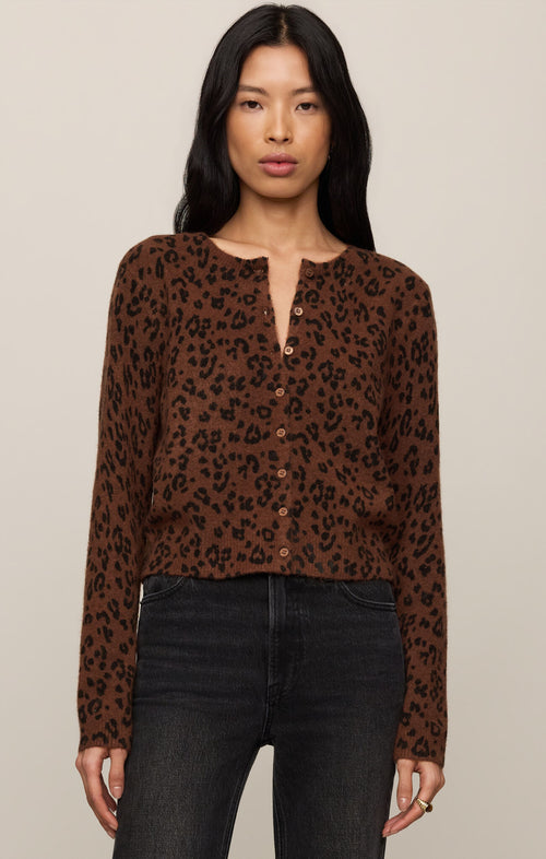 Medina leopard cardigan