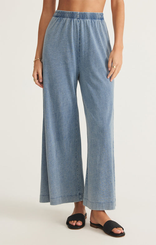 Lela jersey denim pant