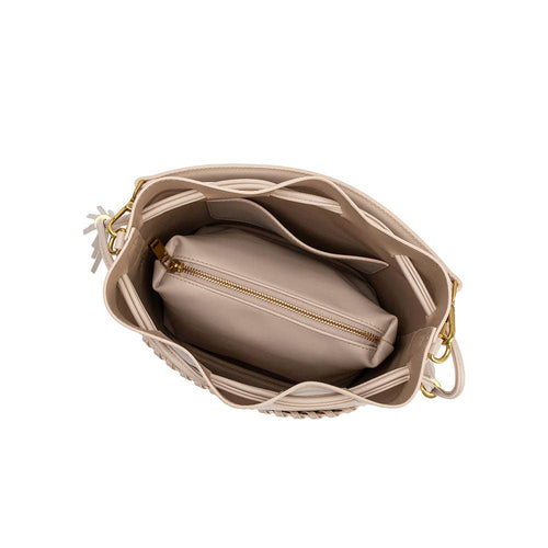 Janae Bone Top Handle Bag