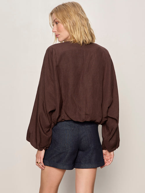 LINEN BUBBLE JACKET