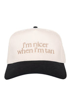 Nicer When I'm Tan Two-Toned Vintage Hat
