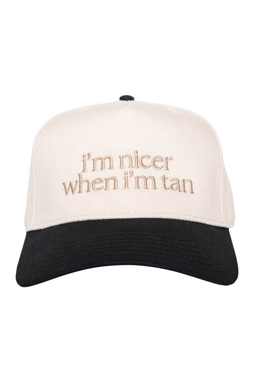 Nicer When I'm Tan Two-Toned Vintage Hat