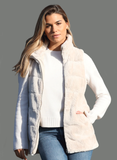 Long side zip vest