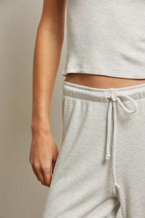Maddie waffle pant in ash
