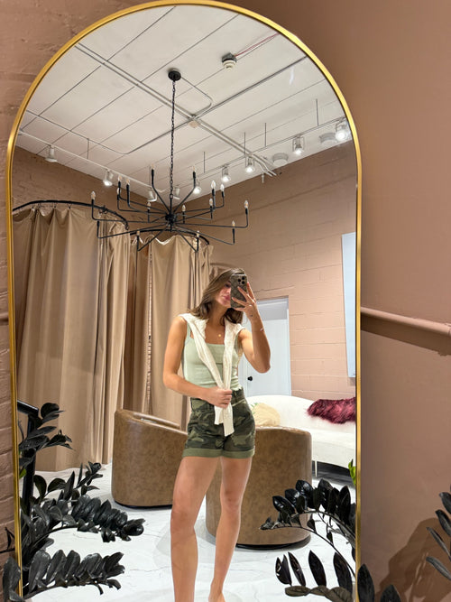 Camo Rio cuffed short