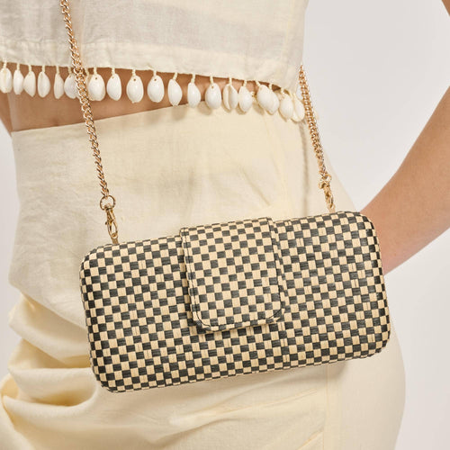 Sylvi Evening Bag: Black Natural