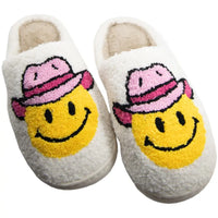 Smiley Cowgirl slippers