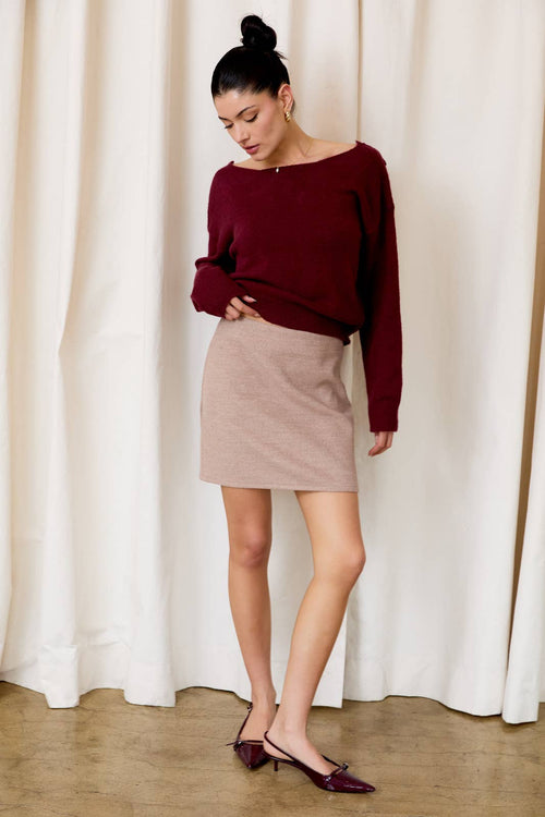 Eve lace back sweater