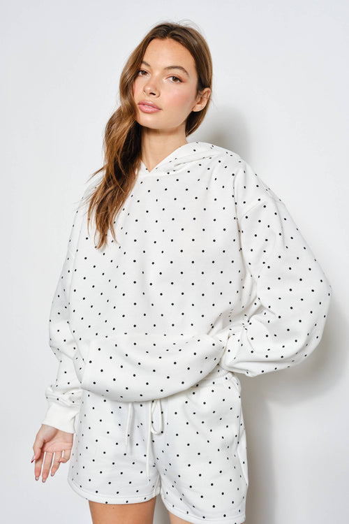 Olivia polkadot sweatshirt