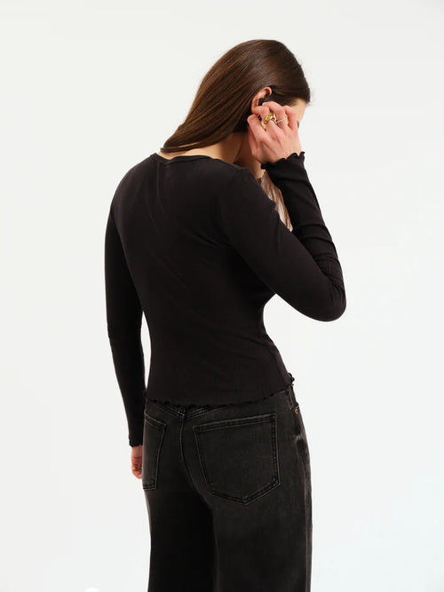 Everyday Henley Black
