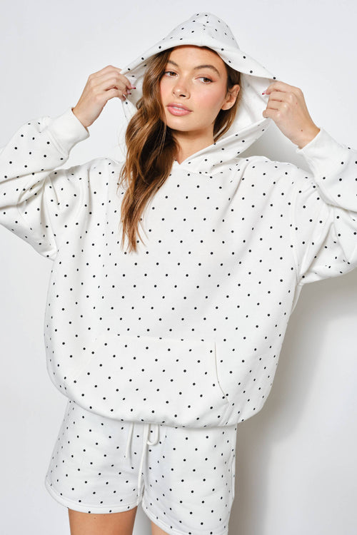 Olivia polkadot sweatshirt