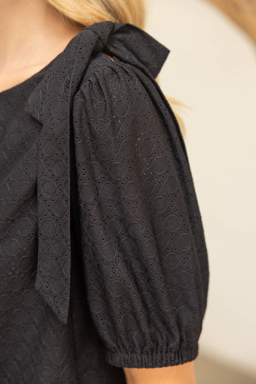 Annabelle Bow Knit Top