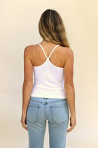 Racerback Cami: White