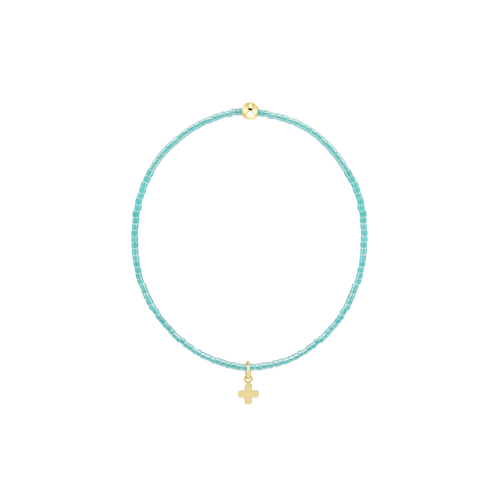 enewton Hope signature cross bracelet - Sea Glass