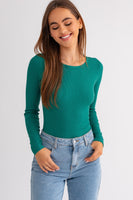 Long Sleeve bodysuit green