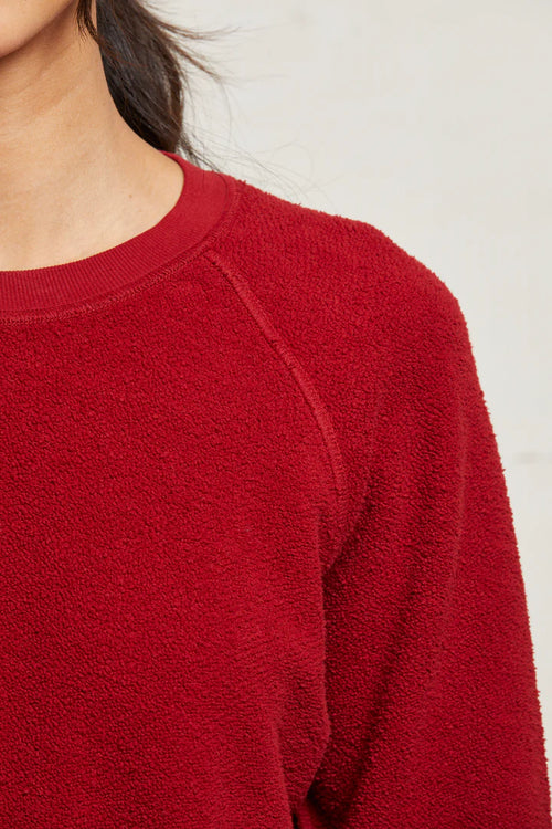 Ziggy inside out sweatshirt in maple