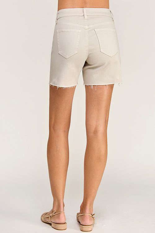 Cooper raw hem denim shorts