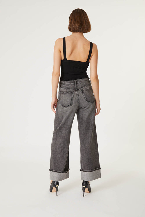 Tribecca wide cuff jean diamond