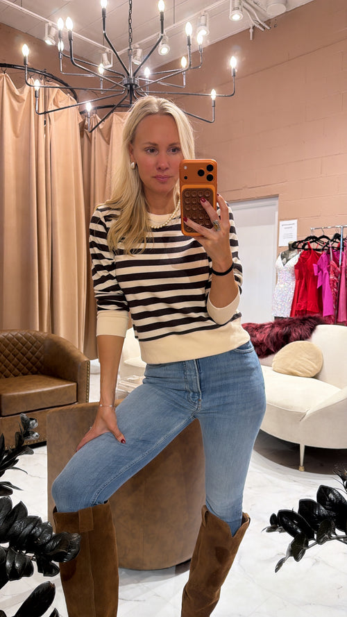 Stef stripe pullover