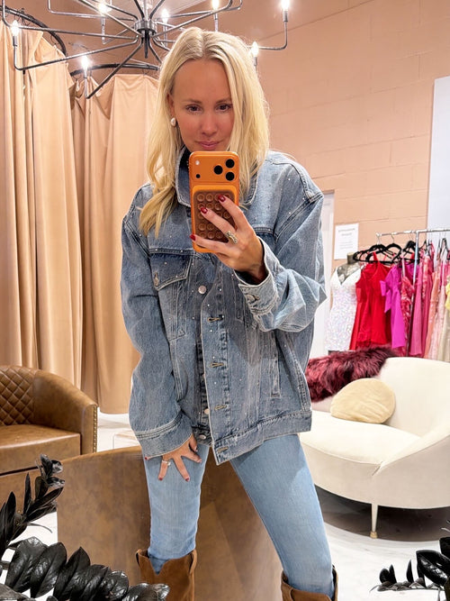 Beau denim boyfriend jacket