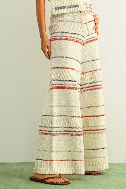 Arden stripe knit pants