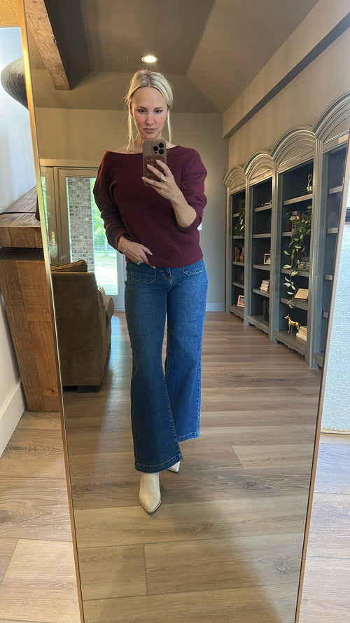 Eve lace back sweater