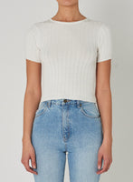 Jane knit tee