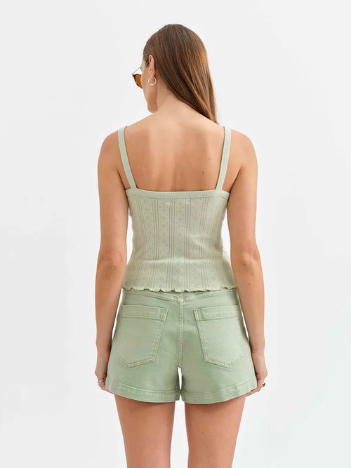 Blossom baby tank pistachio