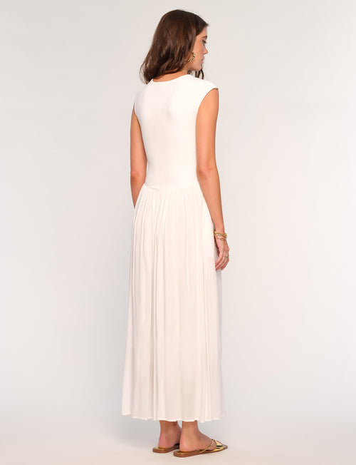 Mora eggshell dress